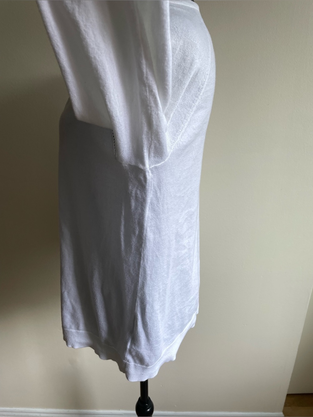 Reitmans Essentials White 100% Cotton Cardigan Women’s L Lightweight Button Fron - Picture 5 of 10